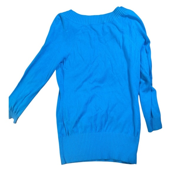 Banana Republic Womens Blue Button-Detail Sweater S - Picture 4 of 5